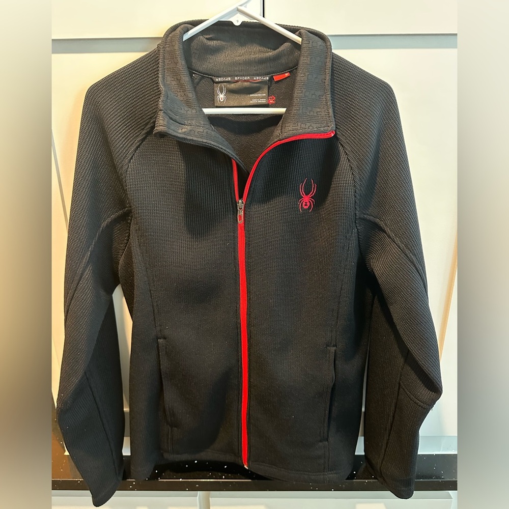 Spyder Black and Red Jacket Size M Great Condition‎